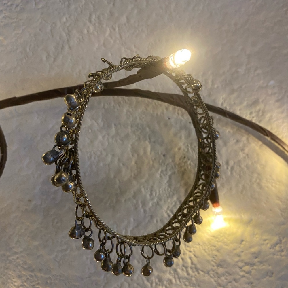 Vintage Silver Bells Bracelet